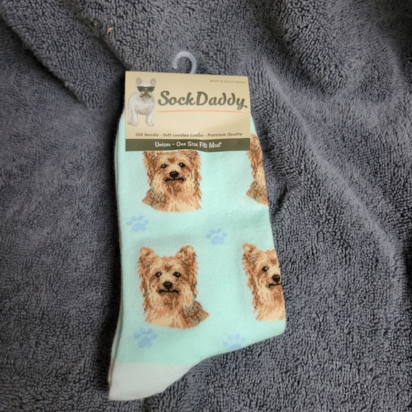 sock daddy Other - 🛒🛍️💥New with tags sock daddy socks Yorkie one size